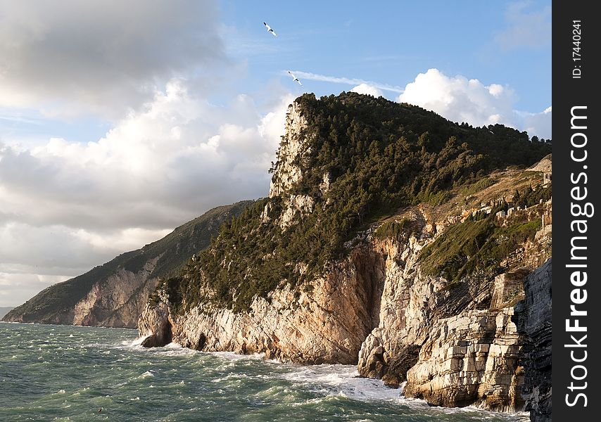 Portovenere a beautiful town in ligurian italy