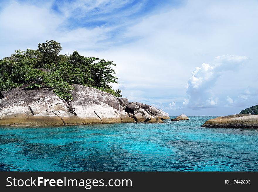 Similan islands.National park of Thailand in the Andaman Sea