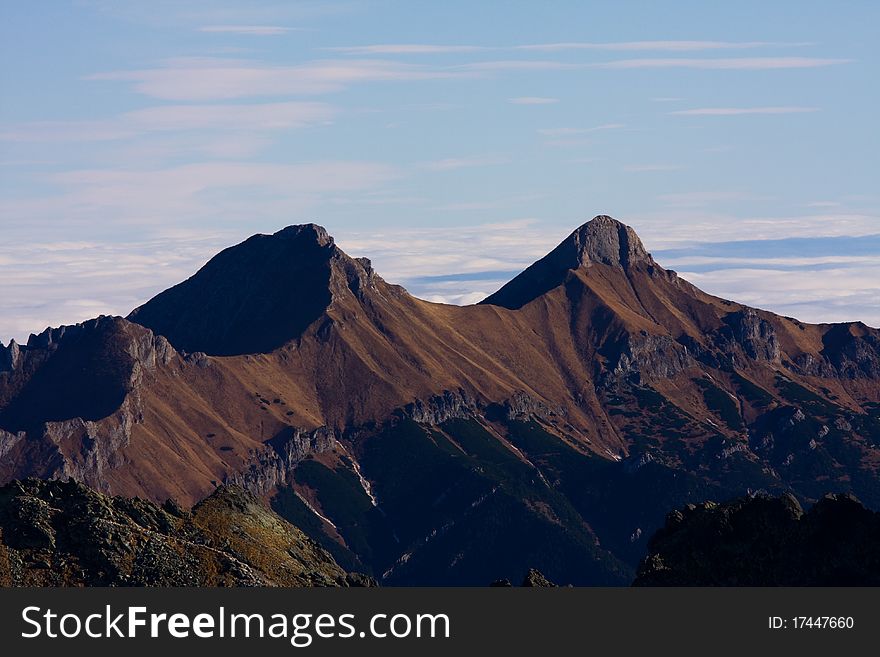 Tatra Mountains In Fall