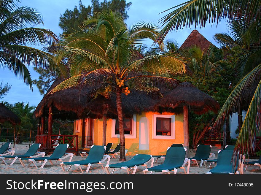 Mahekal Resort in Playa del Carmen, South of Cancun - Mexico. Mahekal Resort in Playa del Carmen, South of Cancun - Mexico