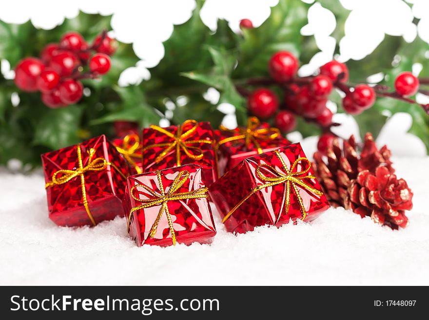 Gift Boxes With Pinecone