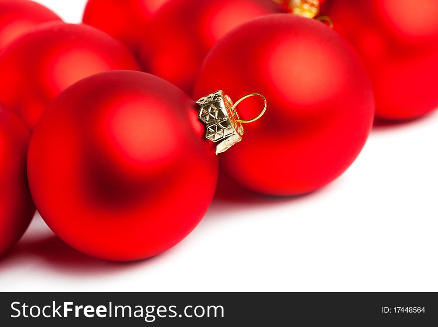 Christmas decoration isolated on white background