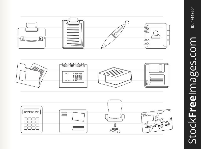 Business And Office Icons