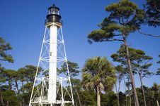 Cape San Blas Lighthouse Stock Photo