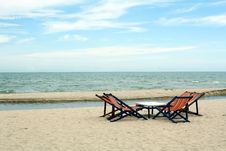 Beach Chairs Royalty Free Stock Photo Beach Chairs Royalty Free Stock Photo