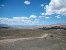 Ubehebe Crater, Death Valley NP Stock Images