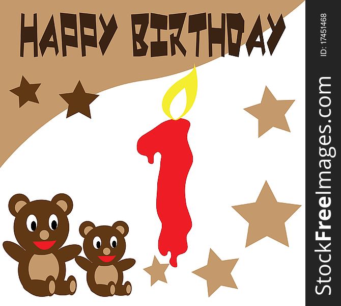 Birthday Teddy Bear Wallpaper