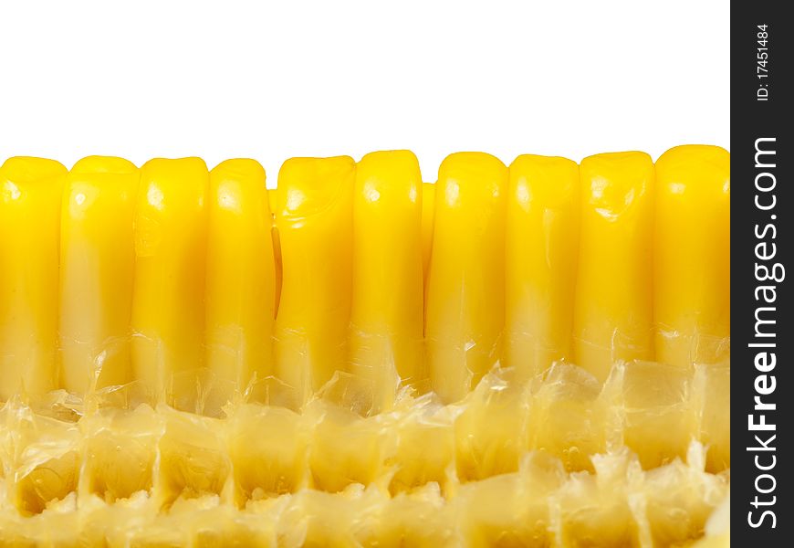 Close up of fresh corn background