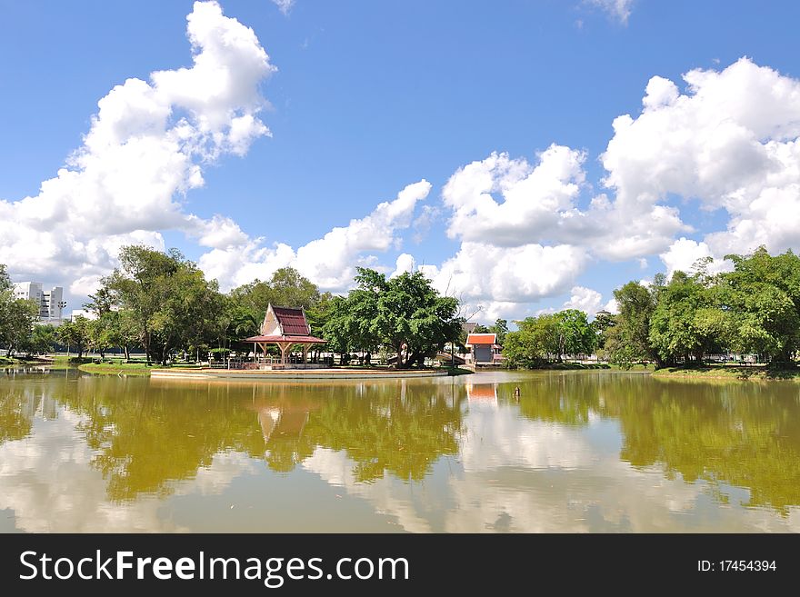 Very beautiful day in yala park of thailand