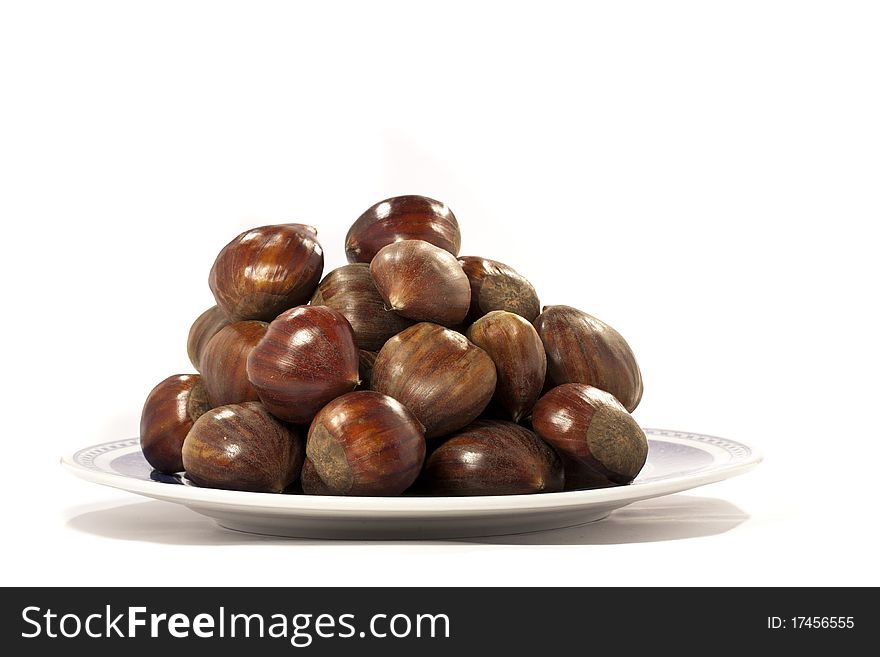 Chestnuts On A Plate