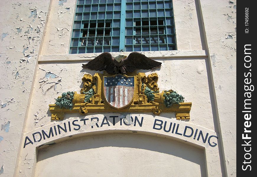 Administration Building on Alcatraz Island