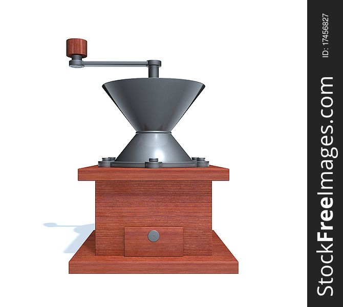 3d rendered image of coffee machine. 3d rendered image of coffee machine