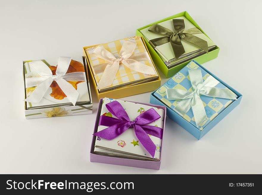 Gift voucher boxes to give as presents. Gift voucher boxes to give as presents