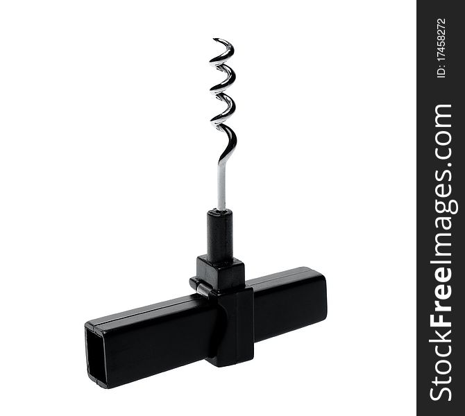 Black corkscrew