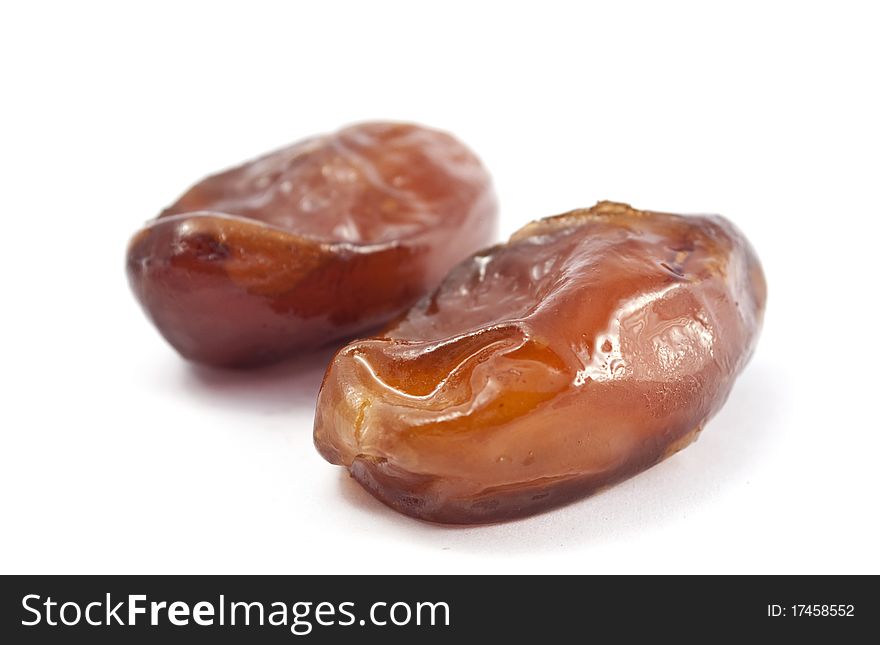 Dates on a white background