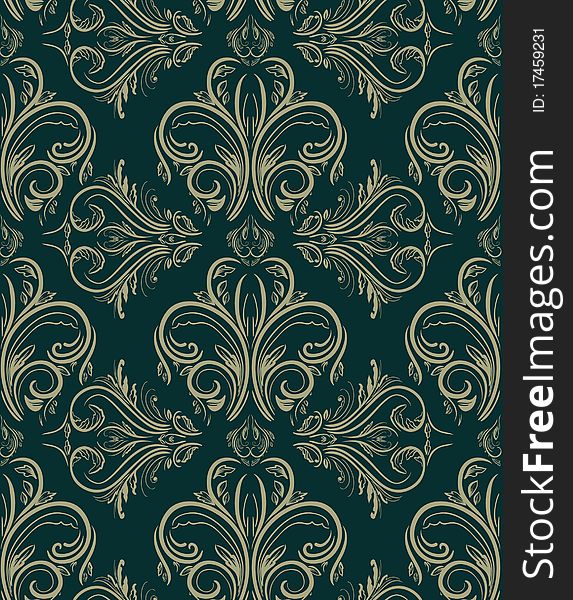 Seamless pattern in retro style