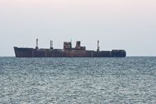 Ship Wreck In The Black Sea Royalty Free Stock Image Ship Wreck In The Black Sea Royalty Free Stock Image