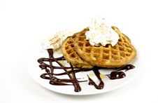 Waffles Breakfast Stock Images