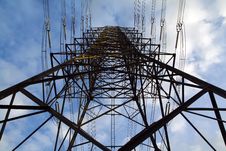 High-voltage Towers Royalty Free Stock Photo