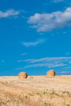 Hay Bales In Early Morning Stock Photos Hay Bales In Early Morning Stock Photos