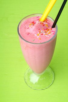 Strawberry Milk Shake Stock Image Strawberry Milk Shake Stock Image