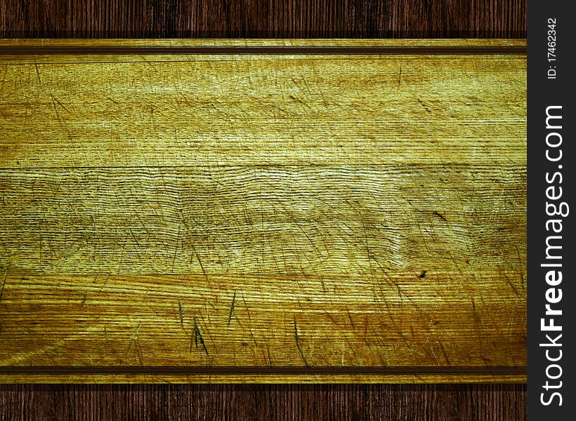 Old Wood Plate Or Texture