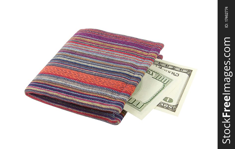 Colored Purse With Money