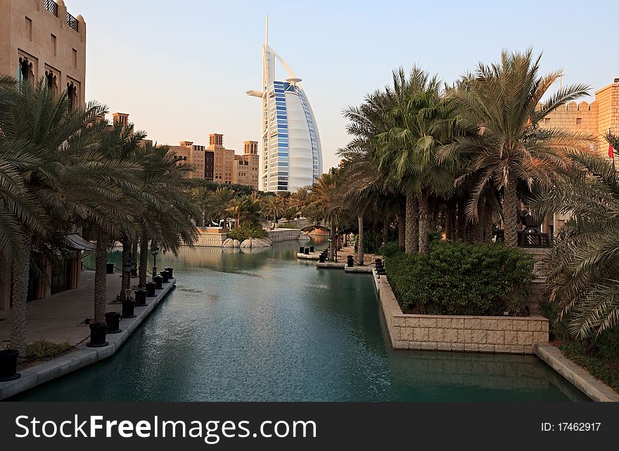 Architectural Contrasts In Dubai.