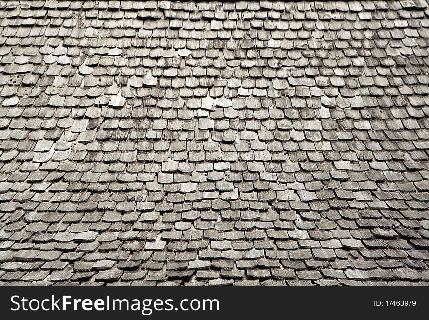 Roof of old house made by wood. Roof of old house made by wood