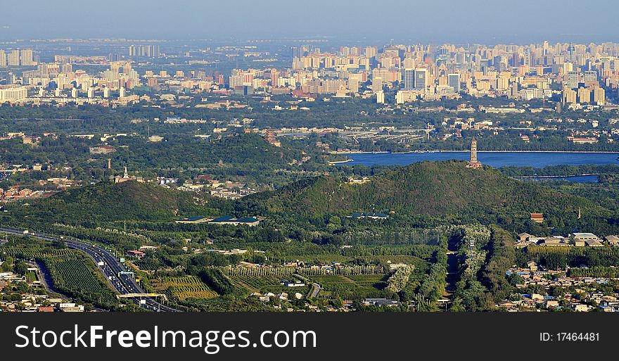 Beijing Cityscape-The Summer Palace Lake