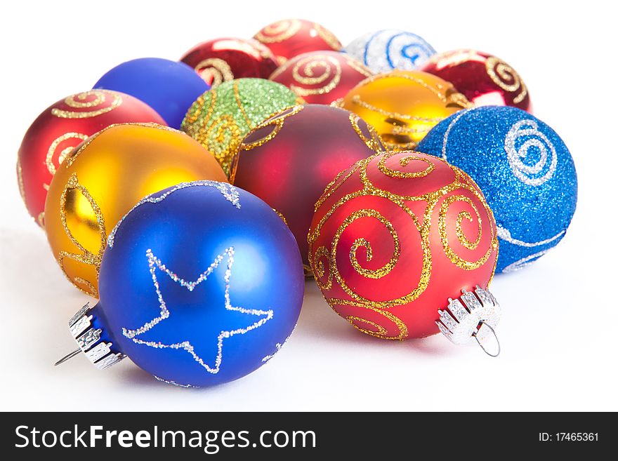 Christmas Balls, Isolated