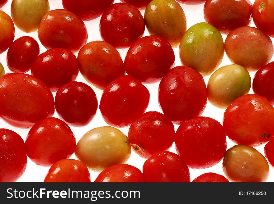 Vegetables tomatoes texture colorful white background