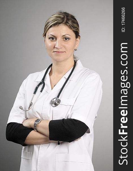 White Doctor Portrait