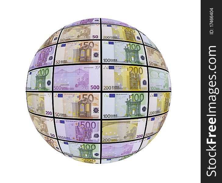 A ball of money