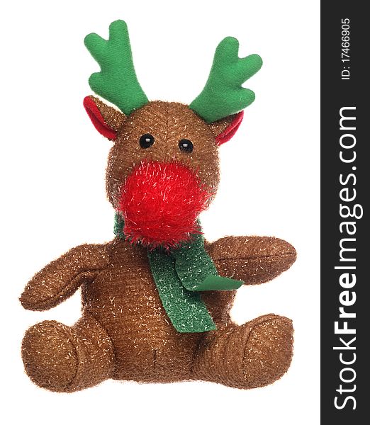 Reindeer christmas decoration studio cutout