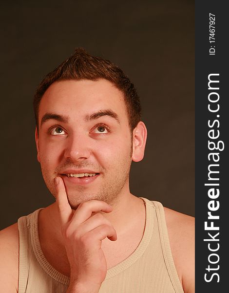 Portrait Of A Young Man, Studio.