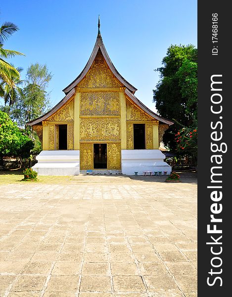 Temple At Laos