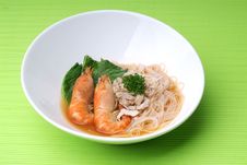 Seafood Noodles Royalty Free Stock Photos