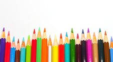Color Pencils Background Royalty Free Stock Photography