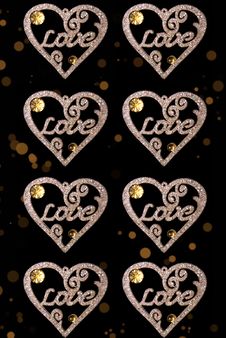 Love Heart Decoration/background Royalty Free Stock Images Love Heart Decoration/background Royalty Free Stock Images