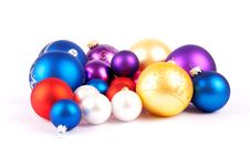 Multi-colored Christmas Balls Royalty Free Stock Image Multi-colored Christmas Balls Royalty Free Stock Image