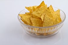 Nachos In Glass Bowl Royalty Free Stock Image Nachos In Glass Bowl Royalty Free Stock Image