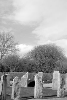 Ancient Gaelic Standing Stone Circle Royalty Free Stock Photo Ancient Gaelic Standing Stone Circle Royalty Free Stock Photo