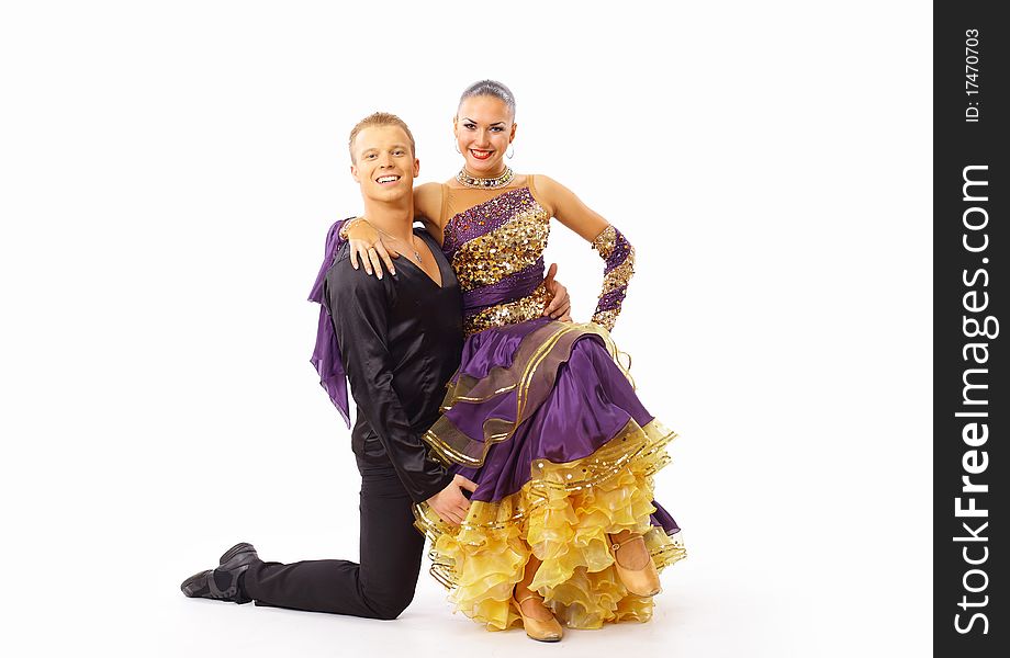 Dancers against black background dancer, disco, elegance