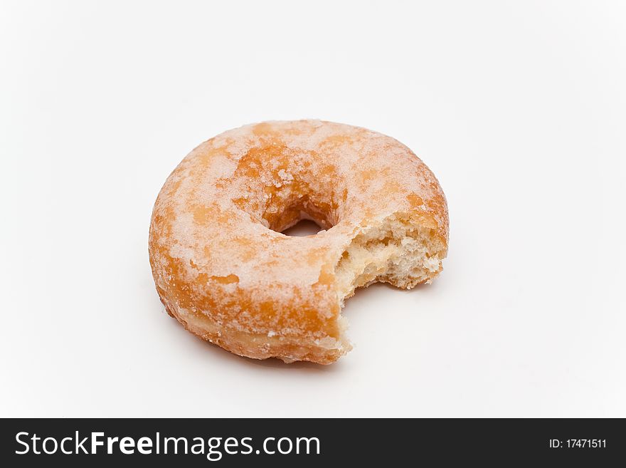 Group of doughnuts on a white background