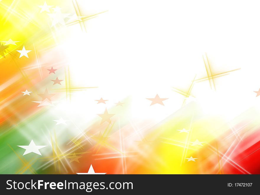 Abstract Star Light Background