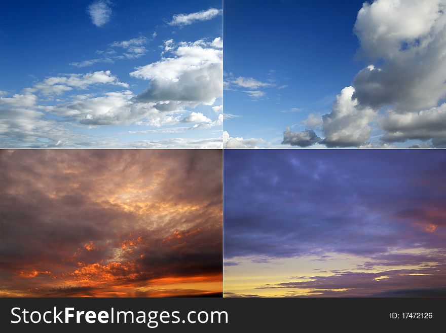Four Cloudscapes