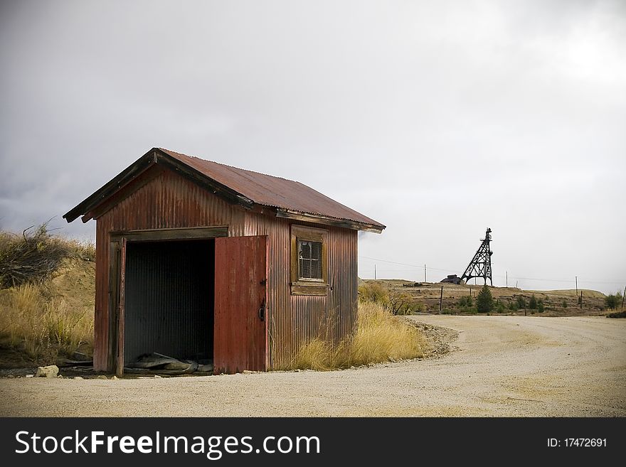 Old Storage Shed at Abandoned Mine