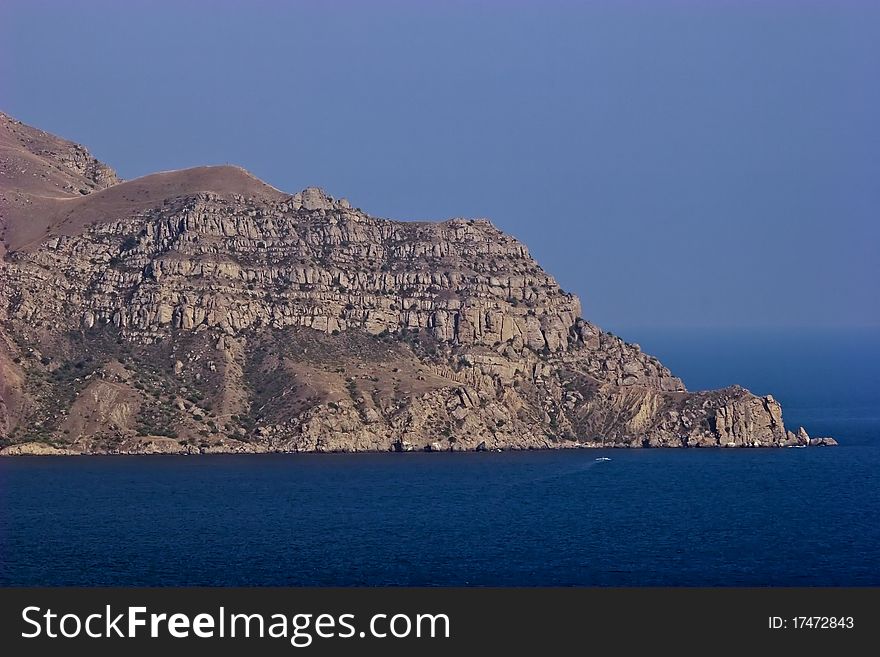 Cape Meganom in the south-east of Crimean peninsula.