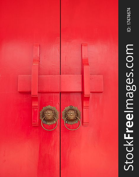 Chinese Red Door